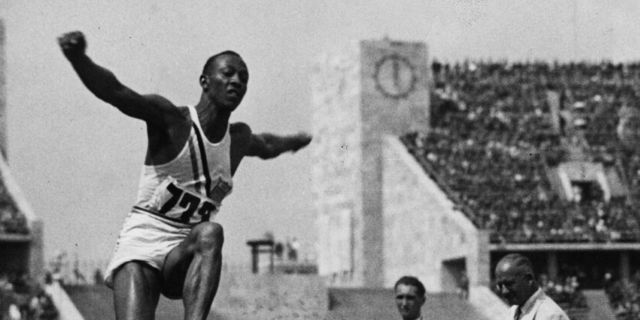 Jesse Owens wins four Gold Medals at Olympics in Germany