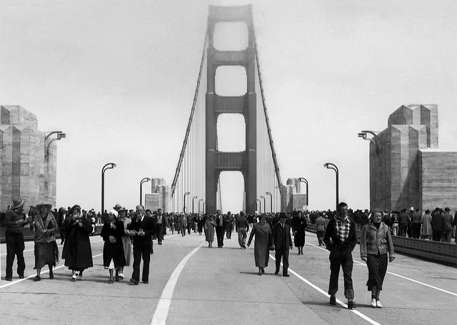 Golden Gate Bridge opens