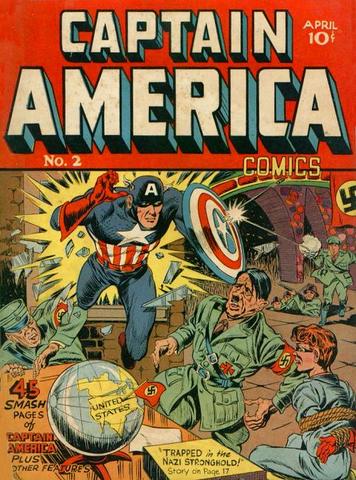 Captain America published by Marvel Comics