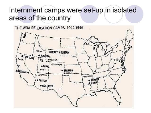 Japanese Internment Camps begin