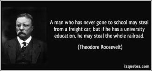 Dissolved 44 monopolistic corporations and regulated railroad rates to protect the middle and working class