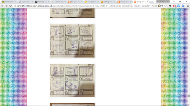 Creating a drawn storyboard