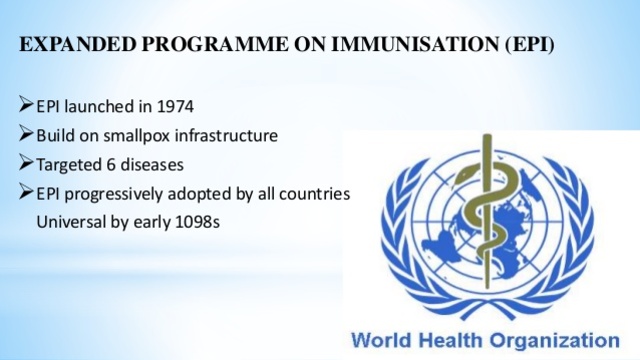 Expanded Programme on Immunization Started