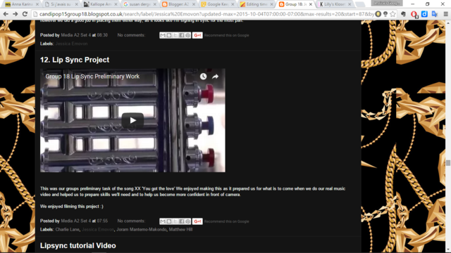 Lip Sync ~ preliminary work