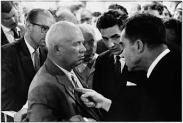 Krushev visits the USA