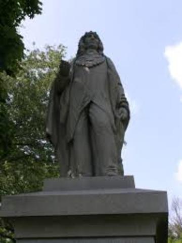 Life size statue of Menominee