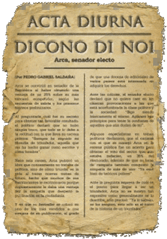 Aparicion de actas publicas