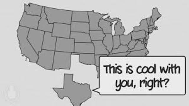 Texas Secedes from the Union