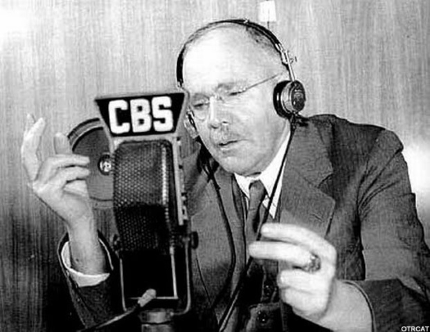 First Radio News Program