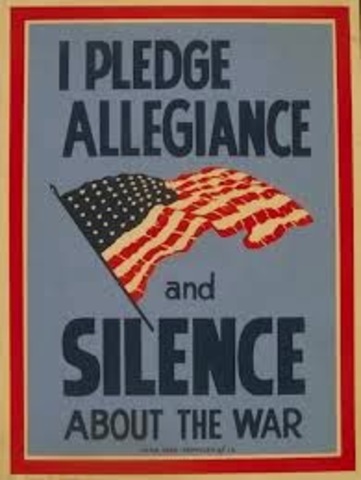 Espionage and Sedition Acts passed by Congress