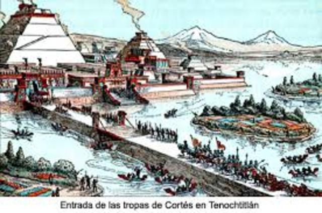 Conquista de Mèxico Tenochtitlan