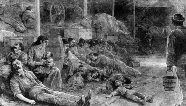 10,000 people die in three months in London from Cholera Epidemic