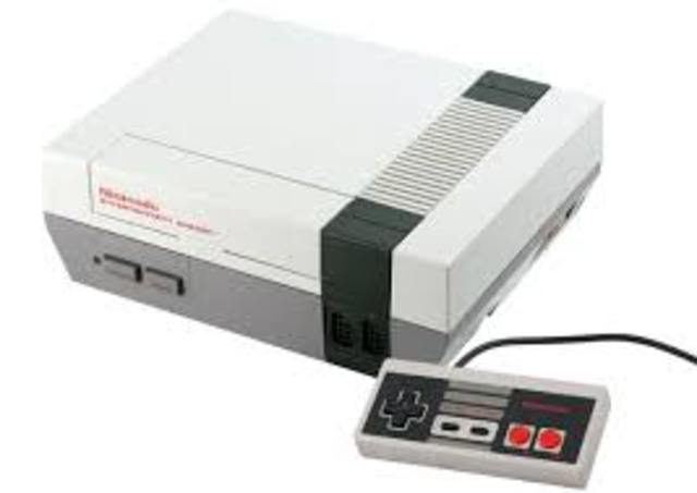 Nintendo also releases the NES which is an 8-bit video game console.