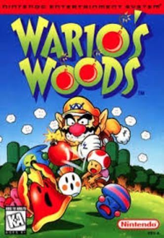The final NES liscensed game, "Wario's Woods" was released