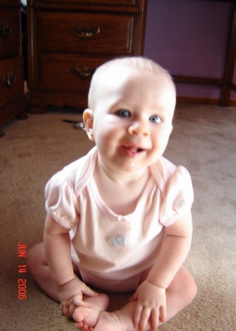 My sister Sarah was born