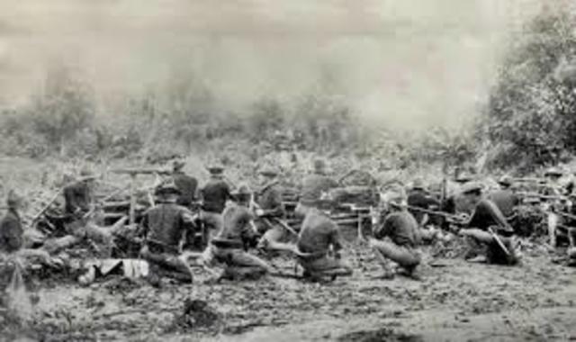 first battle of philipine-american war