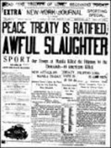 Treaty of Paris came into effect