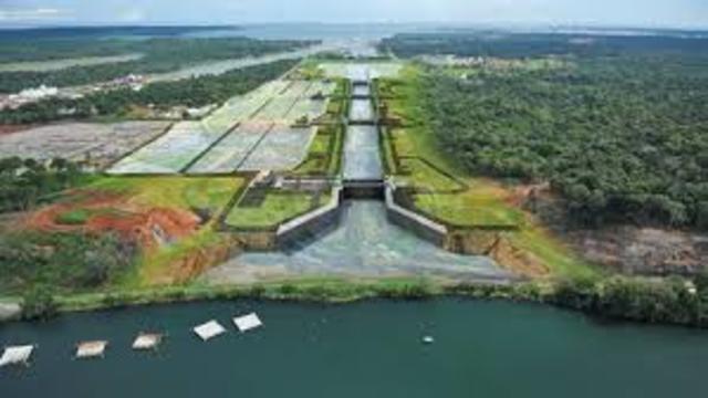 Panama canal is opened