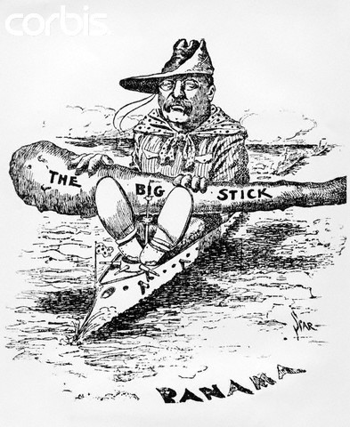 President Theodore Roosevelt described his approach to foreign policy as "Speak softly and carry a big stick—you will go far." during one of his speeches.