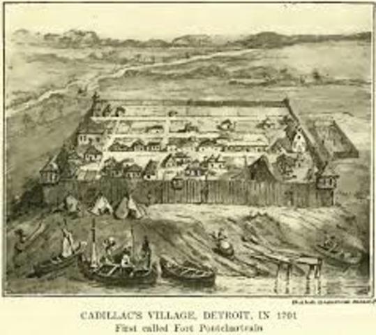 City of Detroit founded by the French