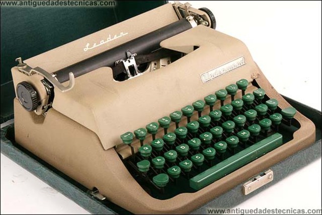 Esplendor de la maquina de escribir