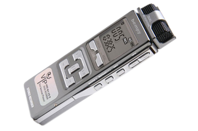 Esplendor de la grabadora de bolsillo