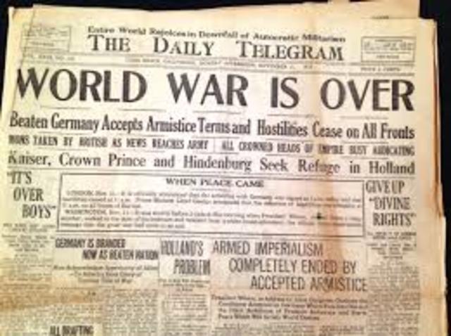 Official End of WWI