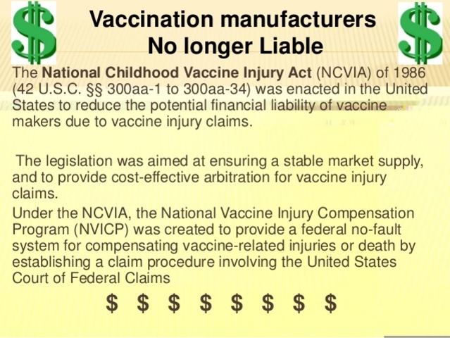 National Childood Vaccine Injury Act of 1986