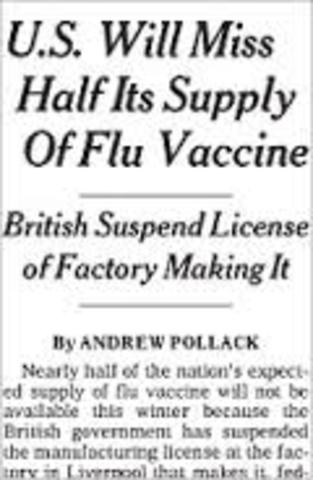 Flu Vaccine Shortage