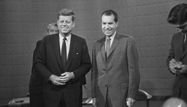 A presidential debate.