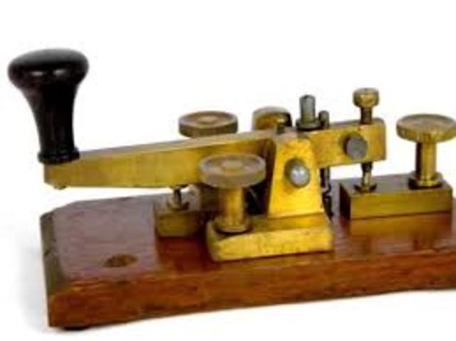 Se inventa el telegrafo.