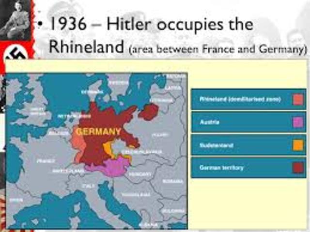Germany Occupies Rhineland