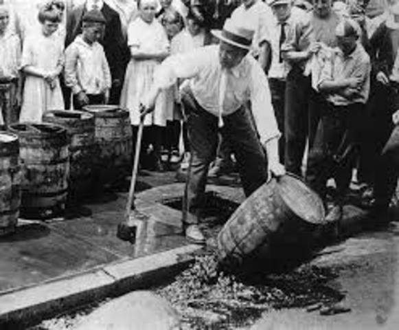 18th amendment put into affect