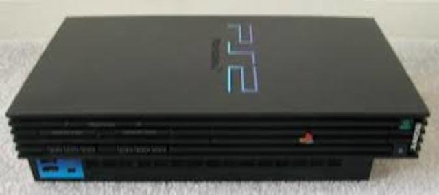 One of the first "128 bit" consoles, the Playstation 2, is released