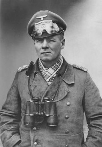 German General Rommel surrenders in North Africa