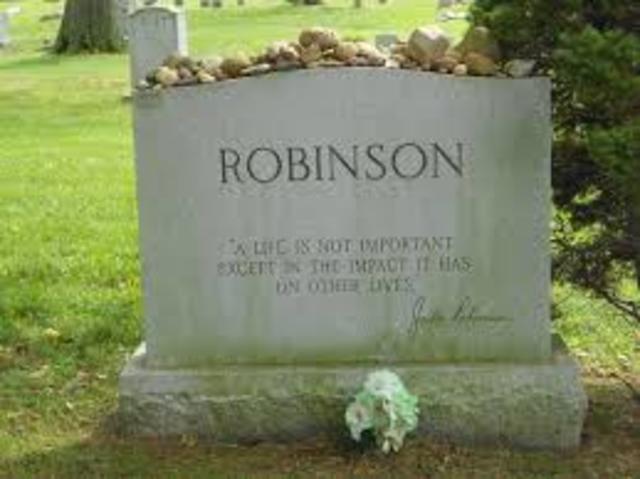 When Jackie Robison died