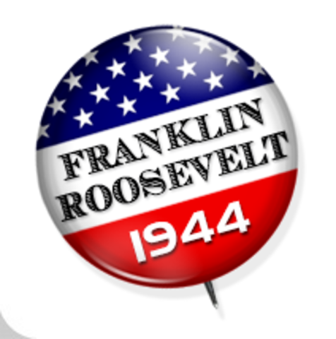 FDR elected President 4th time