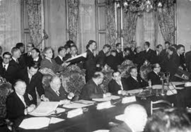 Hitler openly announces to his cabinet he will defy the Treaty of Versailles