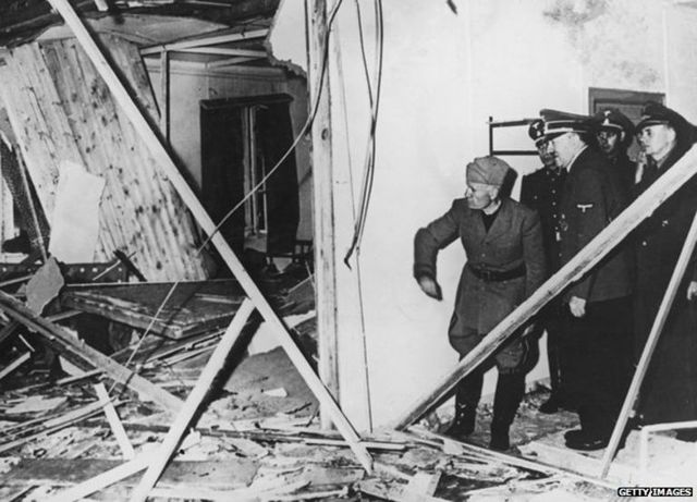 Bomb Explosion Aimed for Hitler