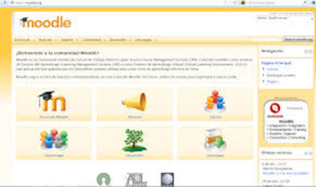 Publicación de la versión 1.5 de Moodle