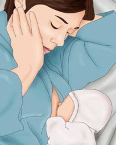 No dar seno al bebé