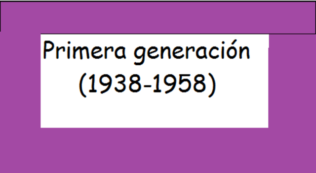 Primera Generación