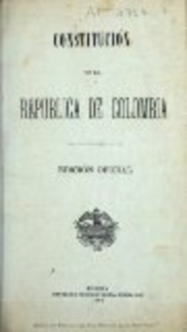 Consolidación de la Constitución de 1886