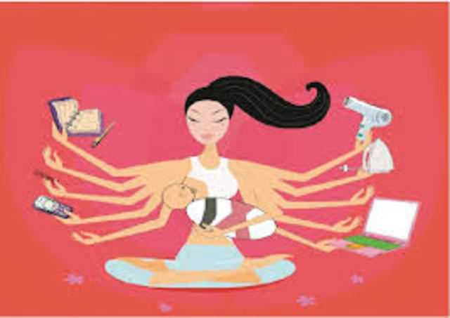 Rutina de madre y trabajadora...