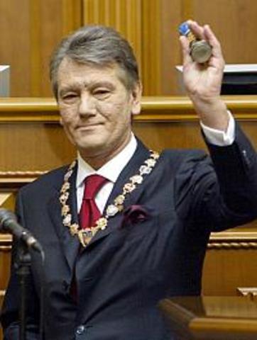 Yushchenko is inaugurated