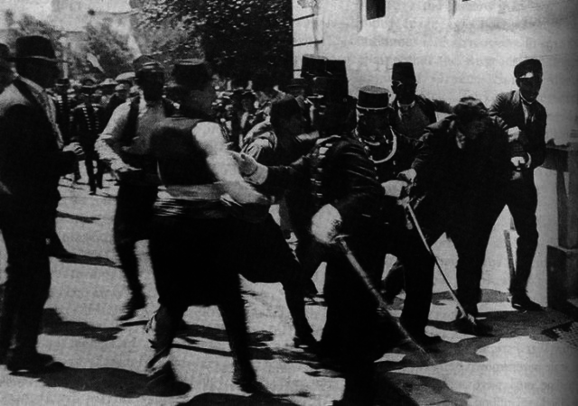 Gavrilo Princip is arrested