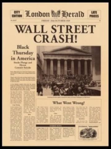 La crísis de Wall Steet, Nueva York ("Crac del 29")