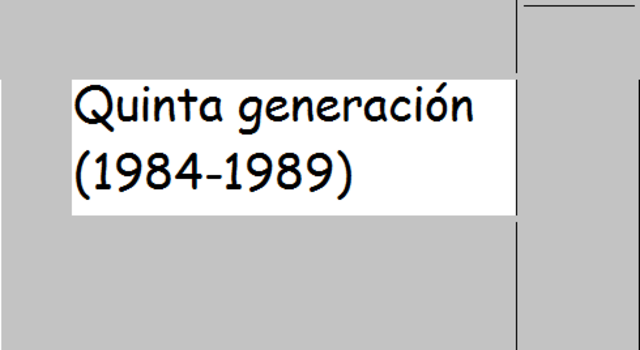 Quinta generacion