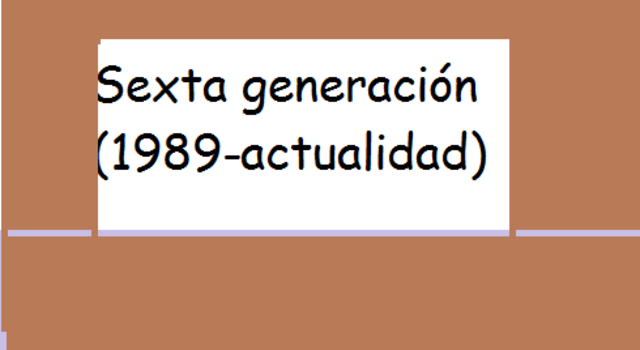 Sexta generacion