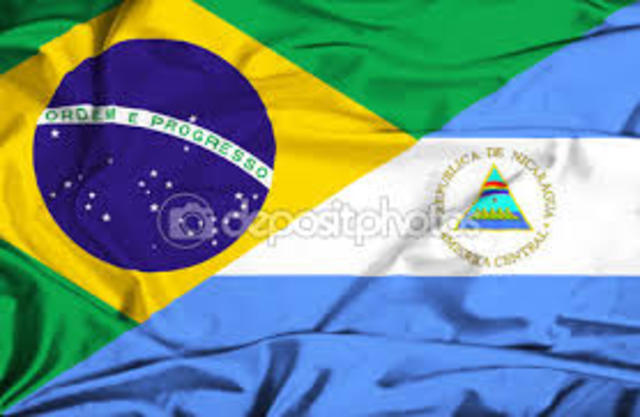 1989  ingresa internet en Brasil y Nicaragua